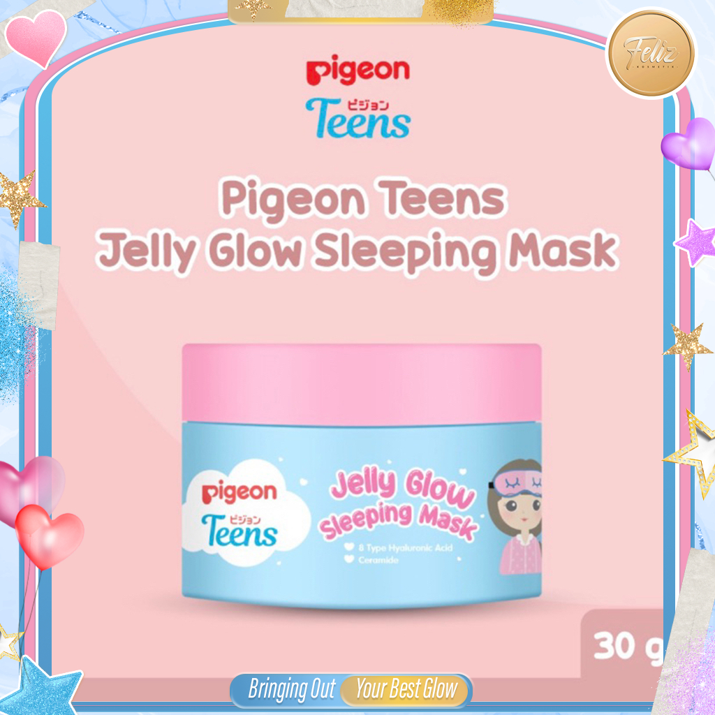 * FELIZ * PIGEON TEENS Jelly Glow Sleeping Mask 30gr