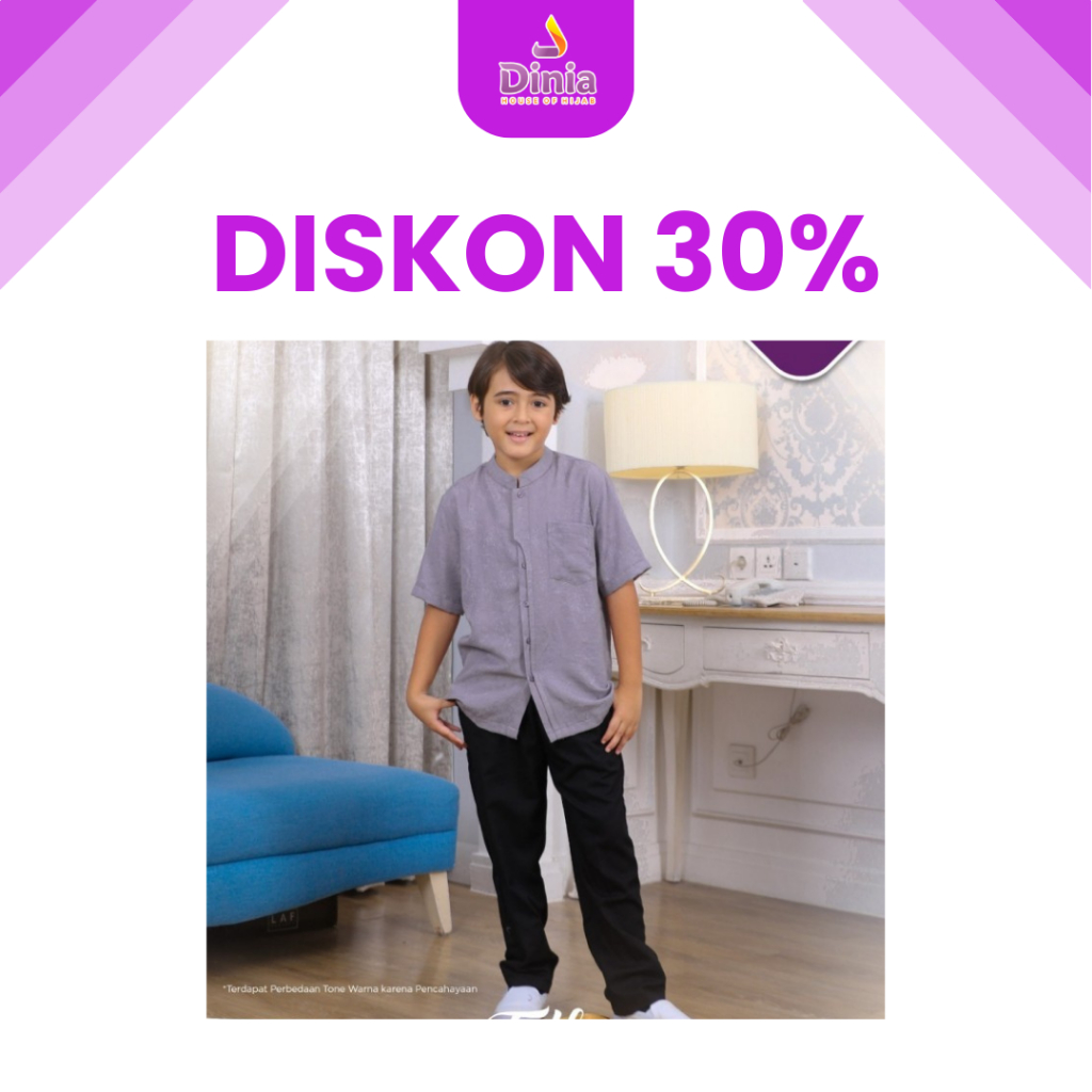 Kahfi Kids Koko Anak Ethica Size 2 - BAJU KOKO ANAK - KOKO ANAK - BAJU KOKO ANAK SATU STEL - KOKO AN