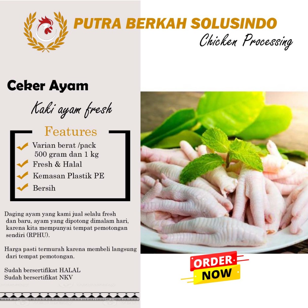 

Ceker Ayam Fresh Murah