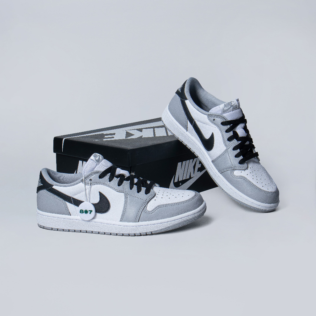 Air Jordan 1 Low OG Barons Grey White