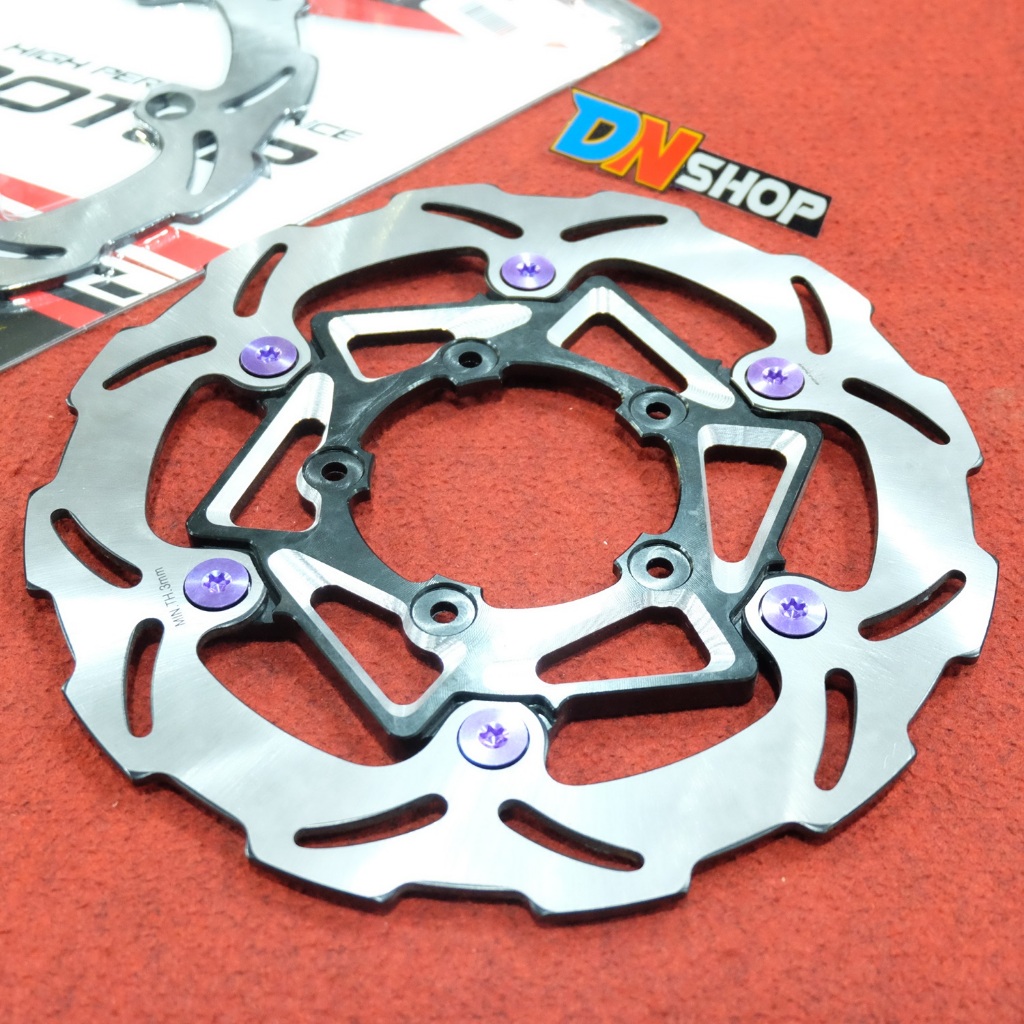 Piringan cakram winner 260mm lubang 4 dan lubang 5 baut titanium original vietnam