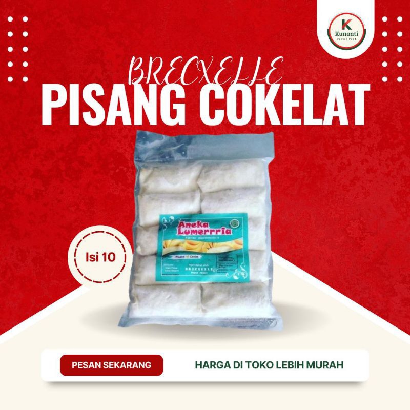 

Brecxelle - Pisang Cokelat Isi 10 Pcs