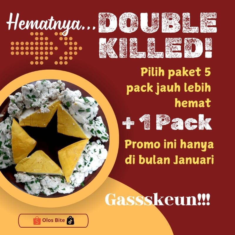 

Cireng Tahu Kiwil Paket Hemat Murah 5 Pack Plus Bonus 1 Pack