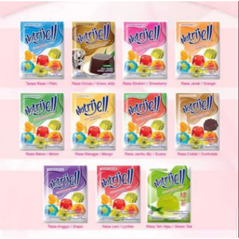 

Nutrijell Jelly Powder Aneka Rasa 10 gram