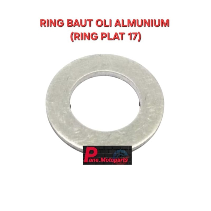 RING BAUT OLI ALMUNIUM RING PLAT 17 BAUT PEMBUANGAN OLI