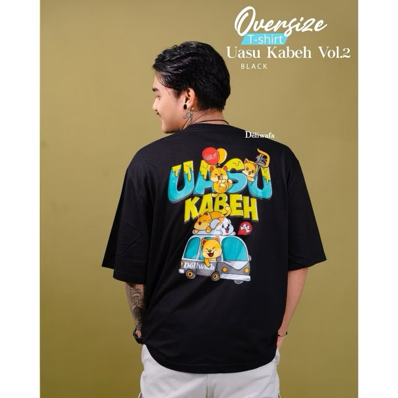 DELIWAFA - UASU KABEHVOL 2 / kaos pria wanita terbaru / oversize / kaos sobat ngarit / kaos distro /
