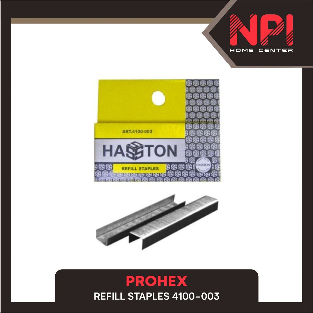 

Prohex - Refill Isi Staple Gun Staples Stapler Steples Tembak 4100 003 8X11 MM