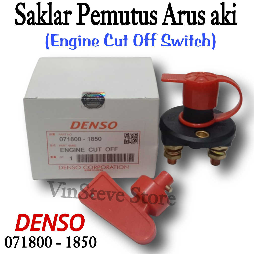 Saklar Pemutus Arus Aki | Engine Cut Off Switch | Battery Main Switch Untuk Mobil & Mesin