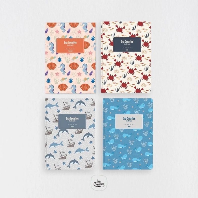 

INA CREATIVE NOTEBOOK SEA LIFE SOFTCOVER A6