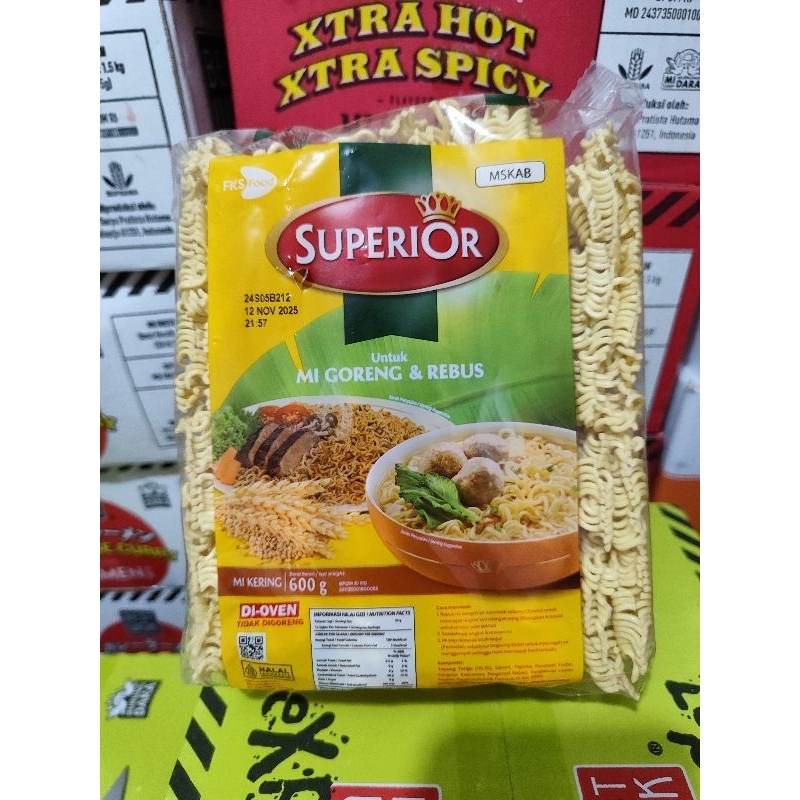 

Mie kering superior 600gr