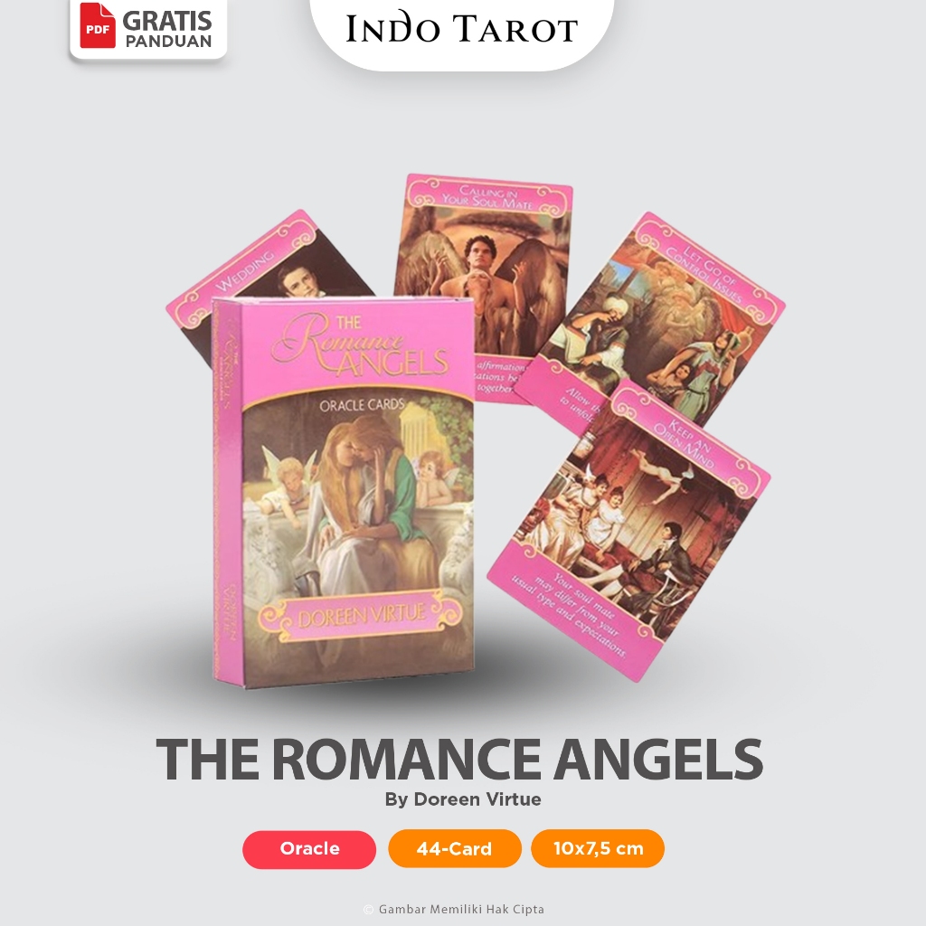 Tarot Oracle The Romance Angels Kartu Tarot Reading Oracle - Indo Tarot