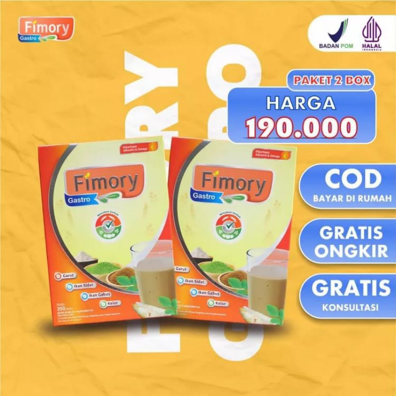 

Fimory Gastro - Minuman Nutrasetikal Umbi Garut Ampuh Atasi Lambung, maag, gerd 2 BOX