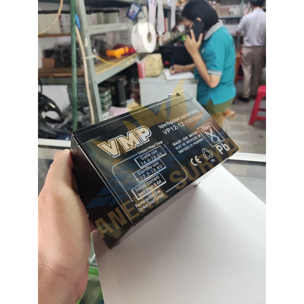 Vmp baterai vrla 12v 12ah baterai ups 12v 12ah baterai vrla 12v 12ah