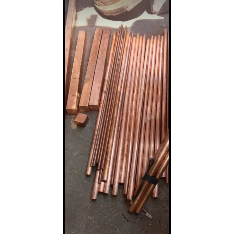 as tembaga bulat 10mm x 1000mm as tembaga bulat