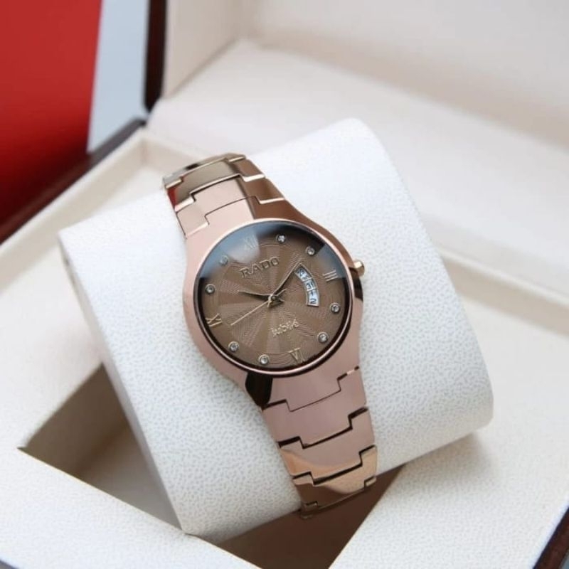 Jam Tangan Rado Keramik Ceramic Tungsten Tanggal Super Premium Jam Tangan Wanita