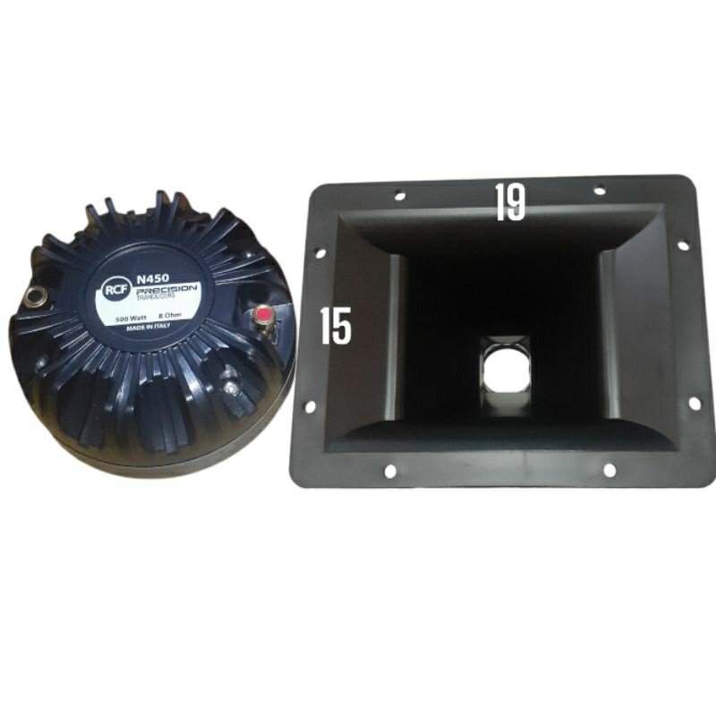 Tweeter RCF N450 Plus Corong PVC Ukuran 15x19 CM