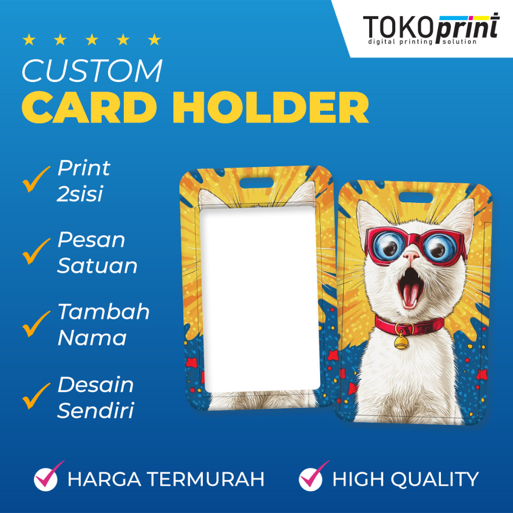 

CARD HOLDER CASE TEMPAT ID CARD FRAME CARD COMPANY PERUSAHAAN TEMPAT KARTU CETAK PHOTOCARD