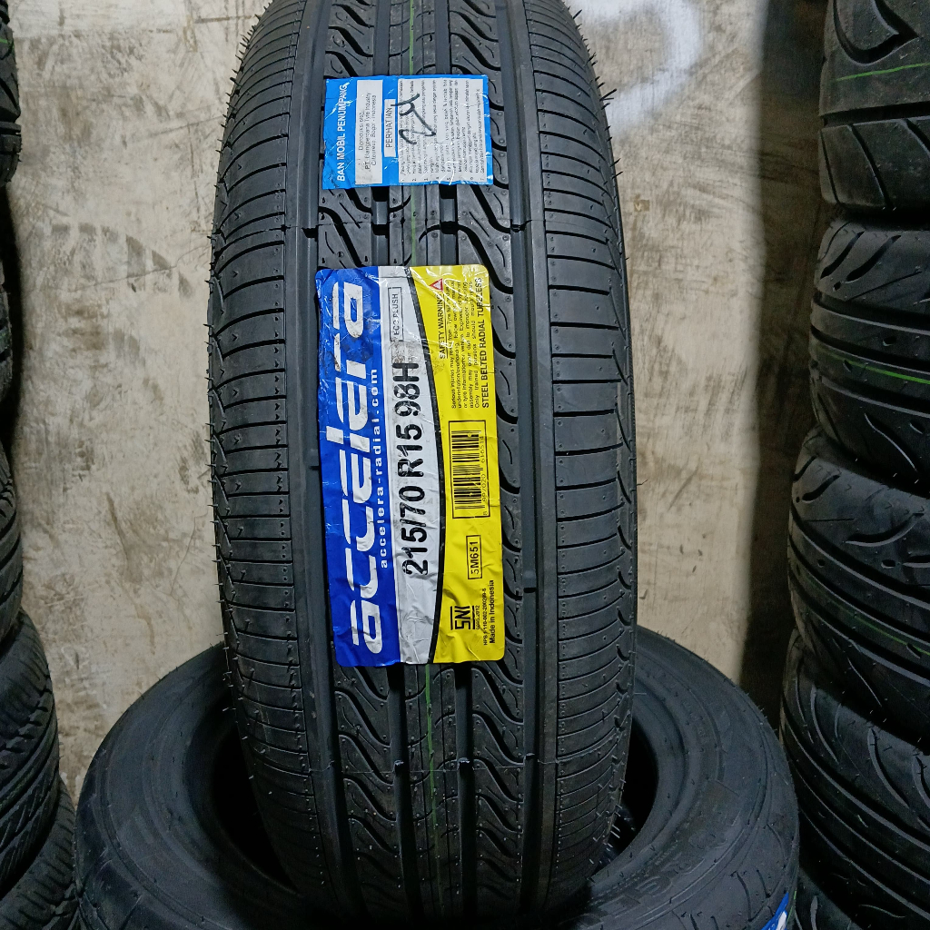 Ban mobil ukuran  215 /70 R15 ACCELERA ECO PLUSH Ban Mobil Tubles Ring 15