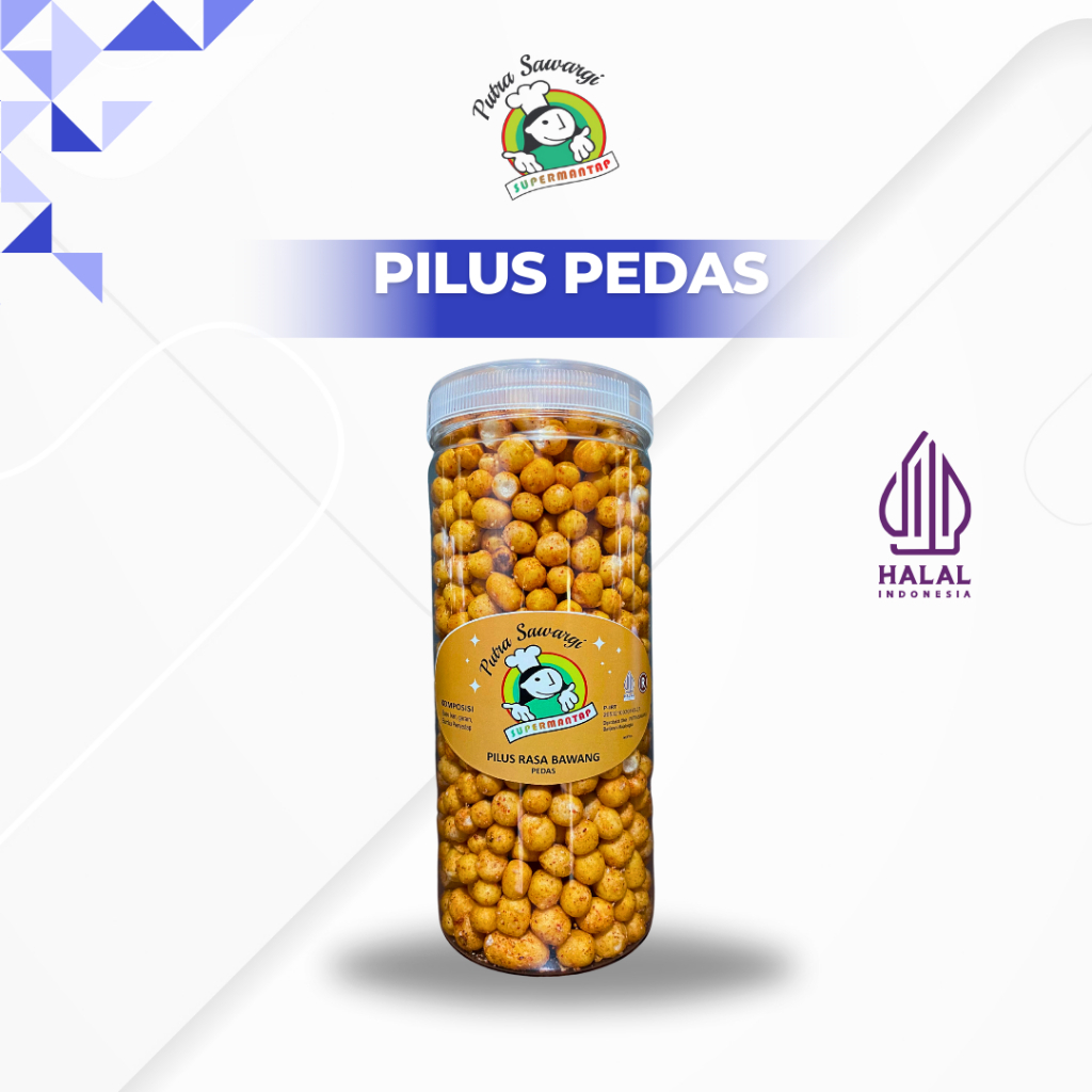 

Pilus Putra Sawargi 300 Gram Kemasan Toples Pedas