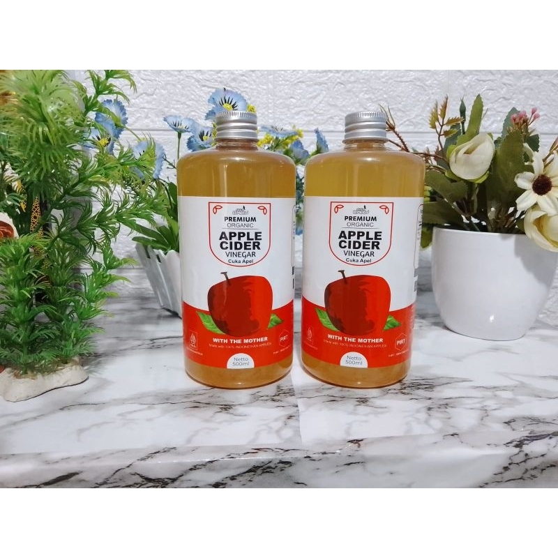 

Cuka Apel Original Premium Organic kemasan 500ml