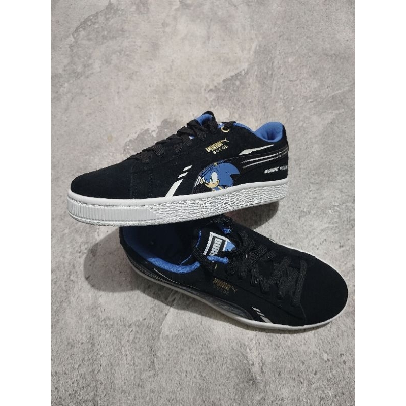 Sepatu Puma Suede x Sonic Sega BNIB