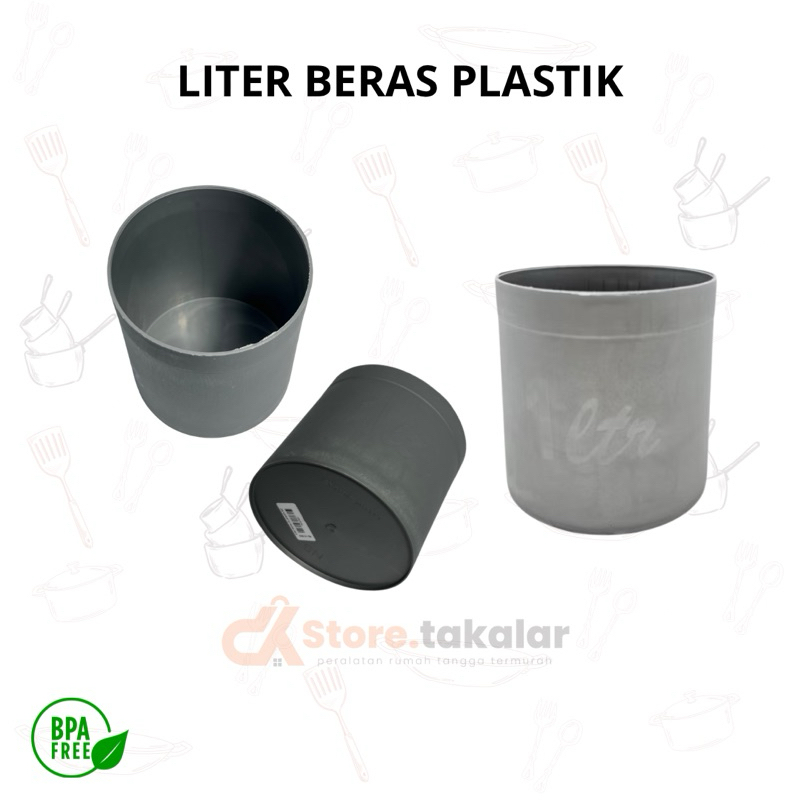 

Literan Beras / Literan plastik / Literan terigu / Literan Jagung / Literan ( Volume 1 liter )