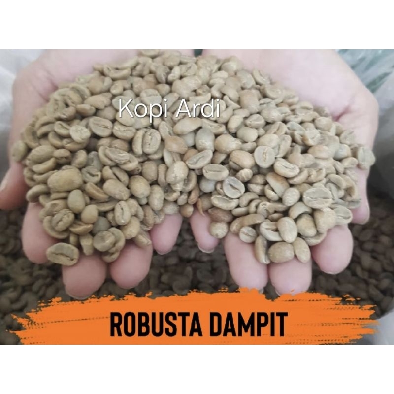 

Kopi Biji Mentah/Green Bean(GB) Robusta Natural Dampit, Malang (Jawa Timur) new crop 1 Kg