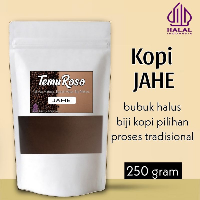 

BUBUK KOPI JAHE ISI 250GRAM SPESIAL AROMA DAN RASA JAHE