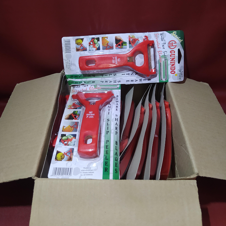 Pisau Kupas Buah Sayur Serbaguna Peller Gunindo P203-205