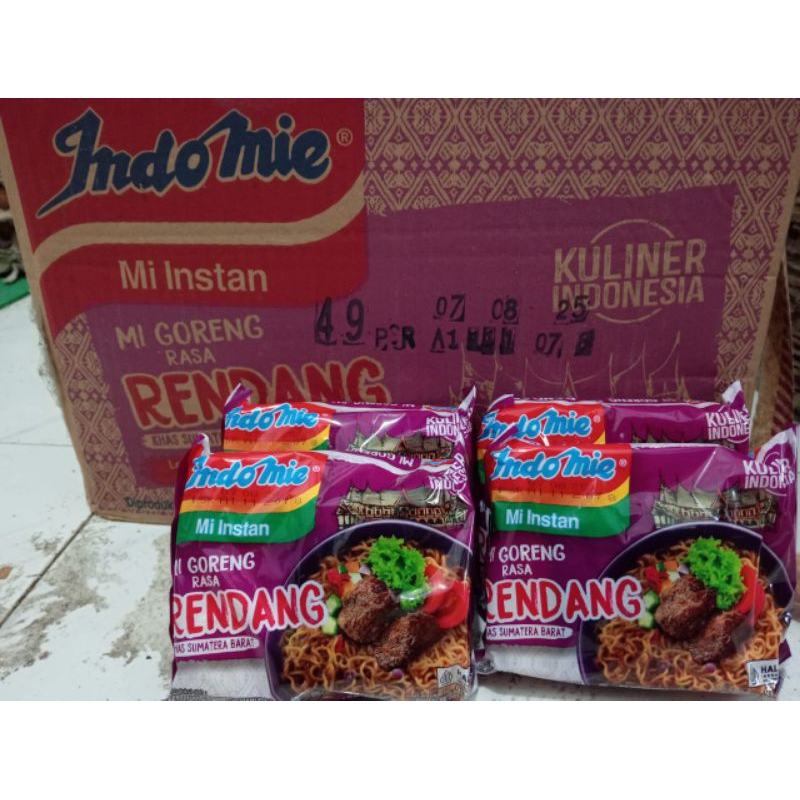 

Indomie Mi Instan Goreng Rasa Rendang 1 dus