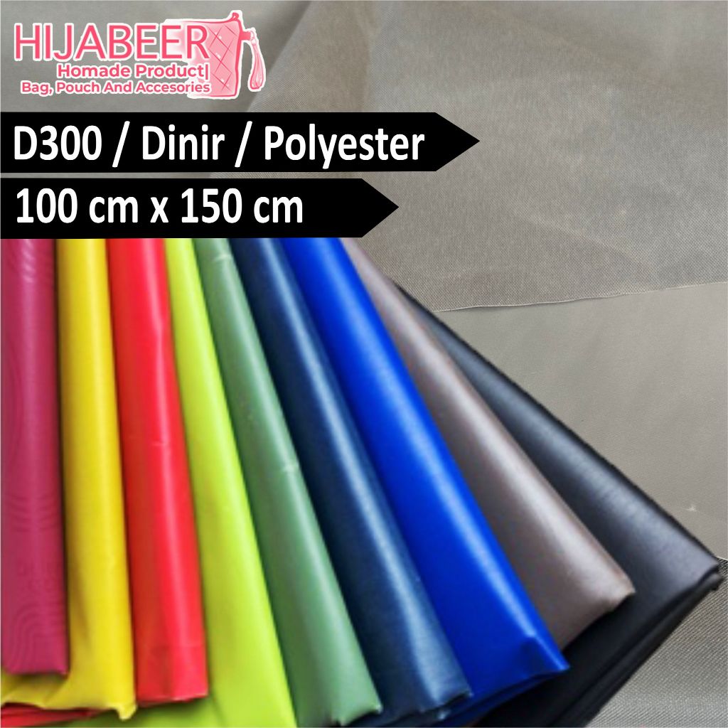 Permeter Kain Dinir Kain Kulit Imitasi D300 Bahan Tas Dinier Bahan Coating PVC Polyester