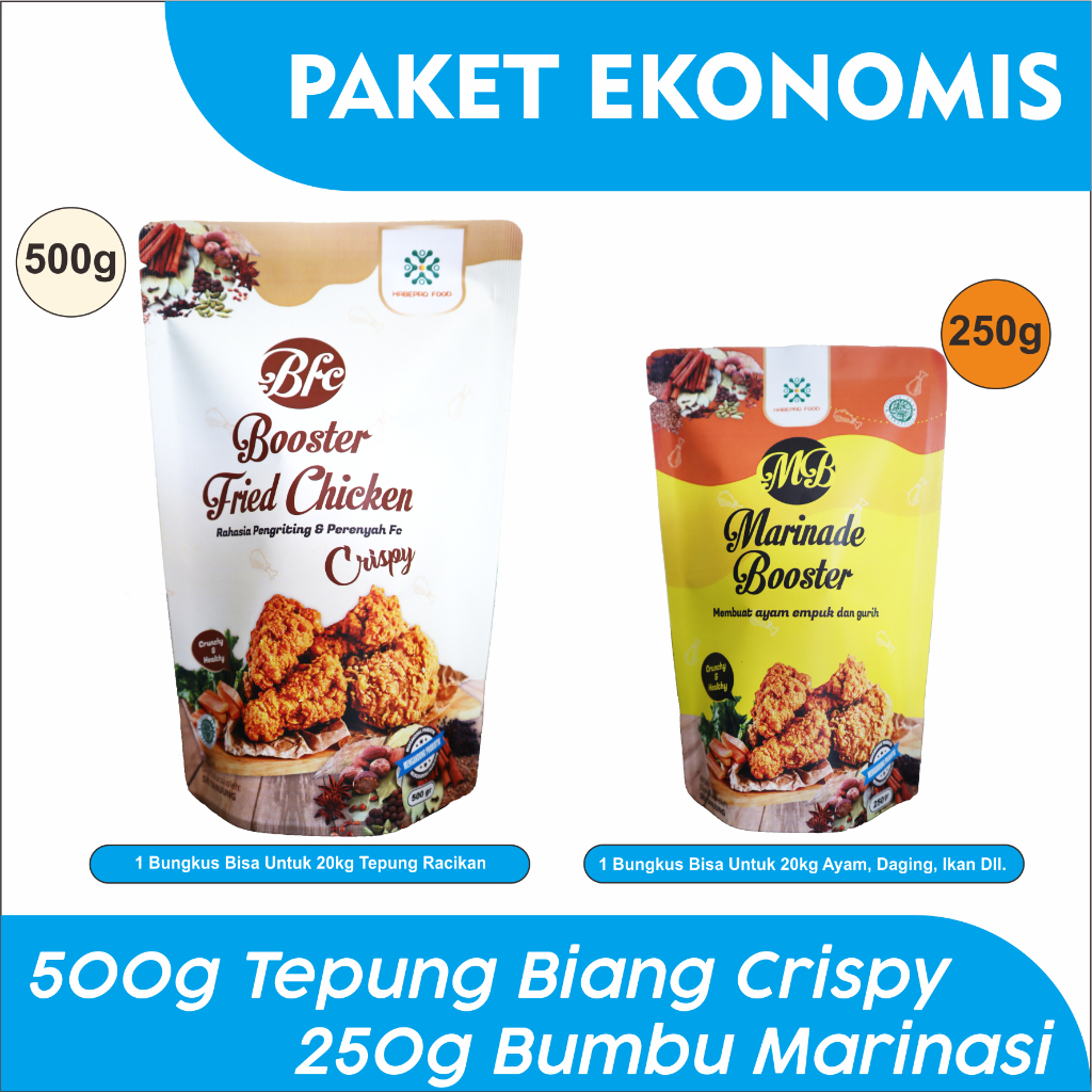 

Tepung Crispy - Tepung Krispi ‐ Tepung Krispy - Tepung Biang Fried Chicken Kentucky - PAKET EKONOMIS