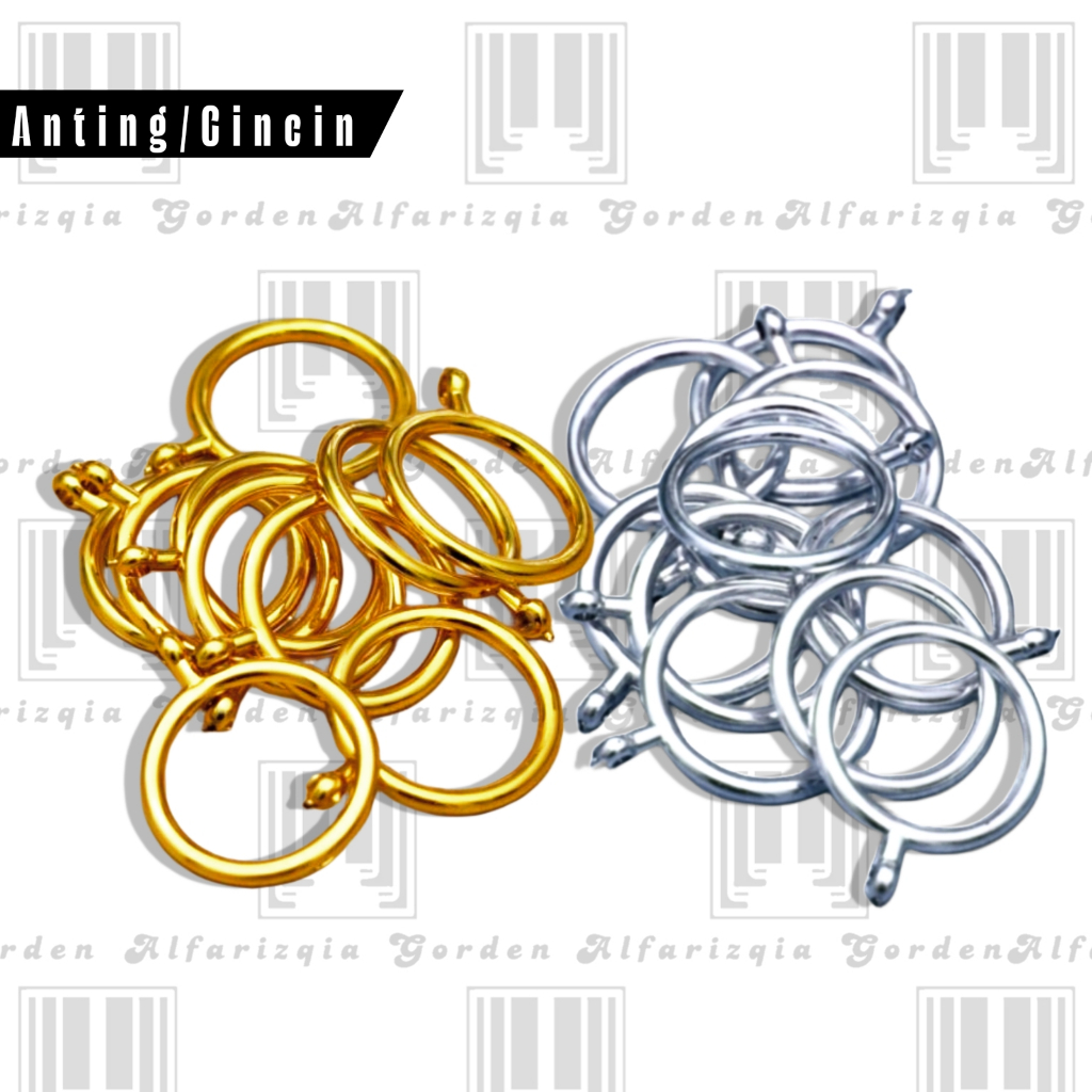 Cincin Besi Bulat Ring Kolongan Gorden