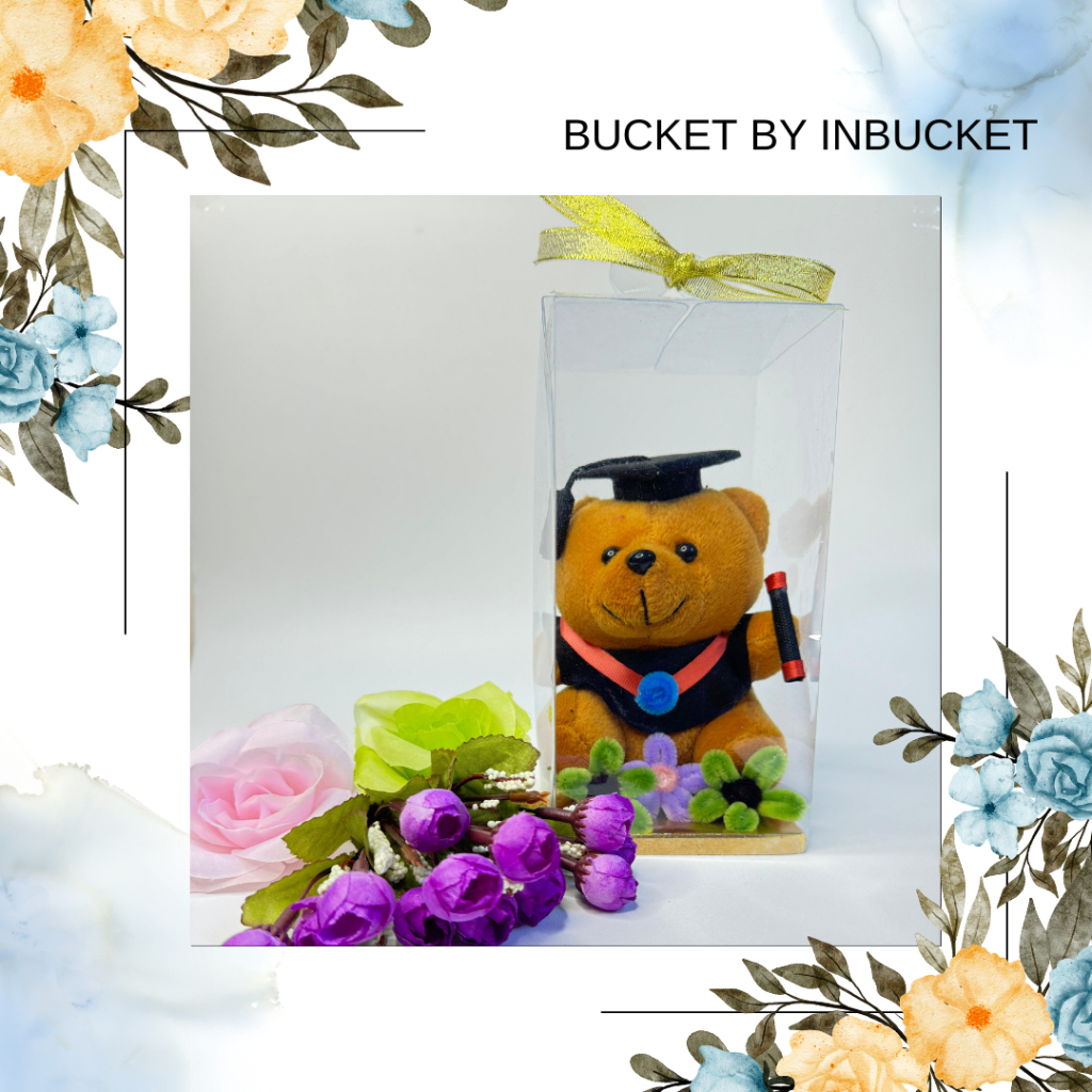 Boneka Wisuda mika Boneka souvenir wisuda mika/ teddy bear/ hadiah boneka wisuda teddy bear