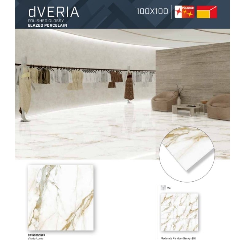 Dveria Roman Granit Gloss 100x100