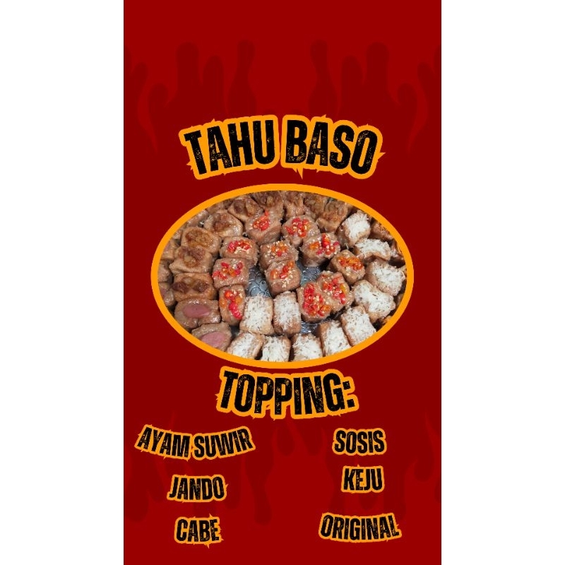 

Tahu Baso Topping