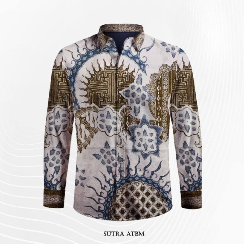 Batik Andini | Kemeja Batik Tulis Bahan Sutra ATBM Baron