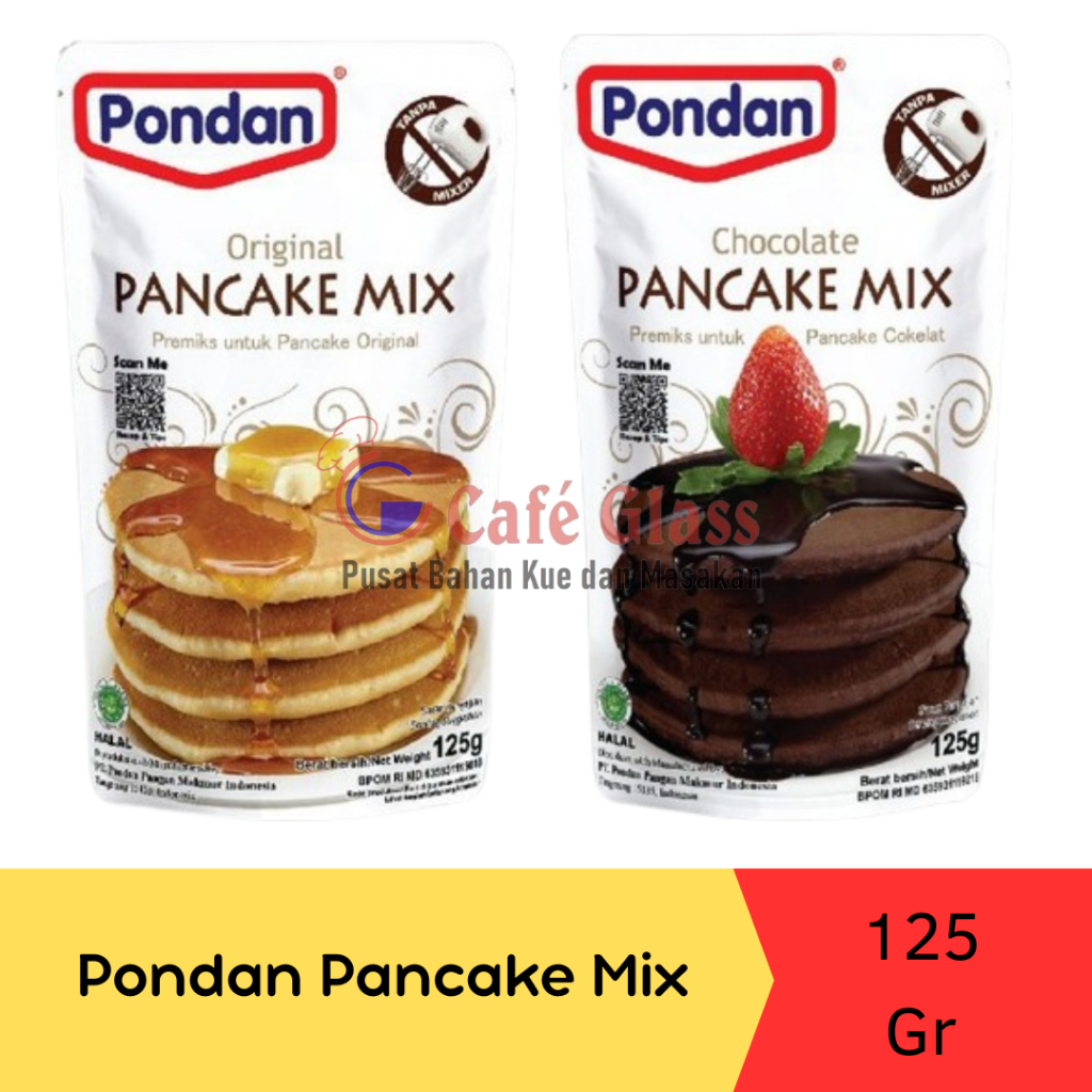 

Pondan Pancake Mix / Pancake Premiks Instan 125Gr