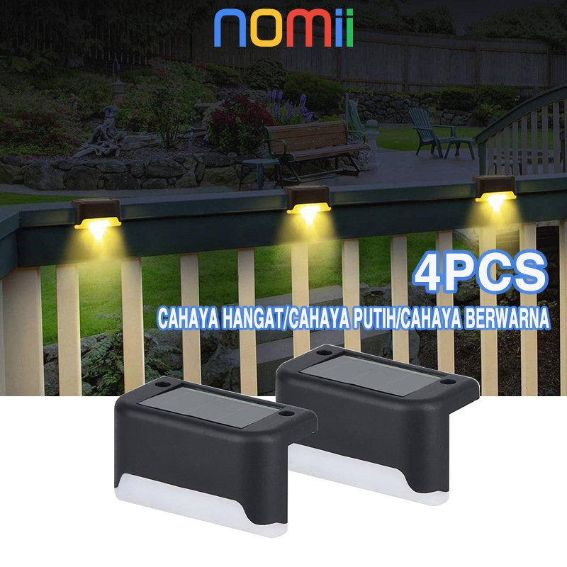 4Buah Lampu Solar Mini / Lampu Dekorasi Taman Tenaga Solar Original Dpt / Lampu Tangga Tenaga Surya