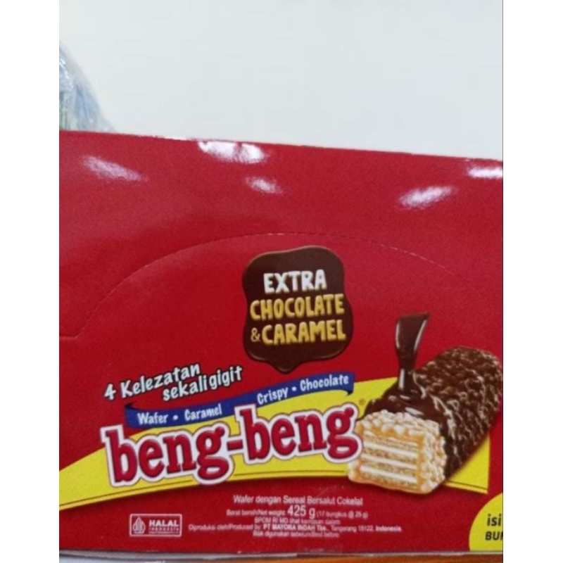 

Extra chocolate & caramel Beng-Beng 1 dus / 17 bks