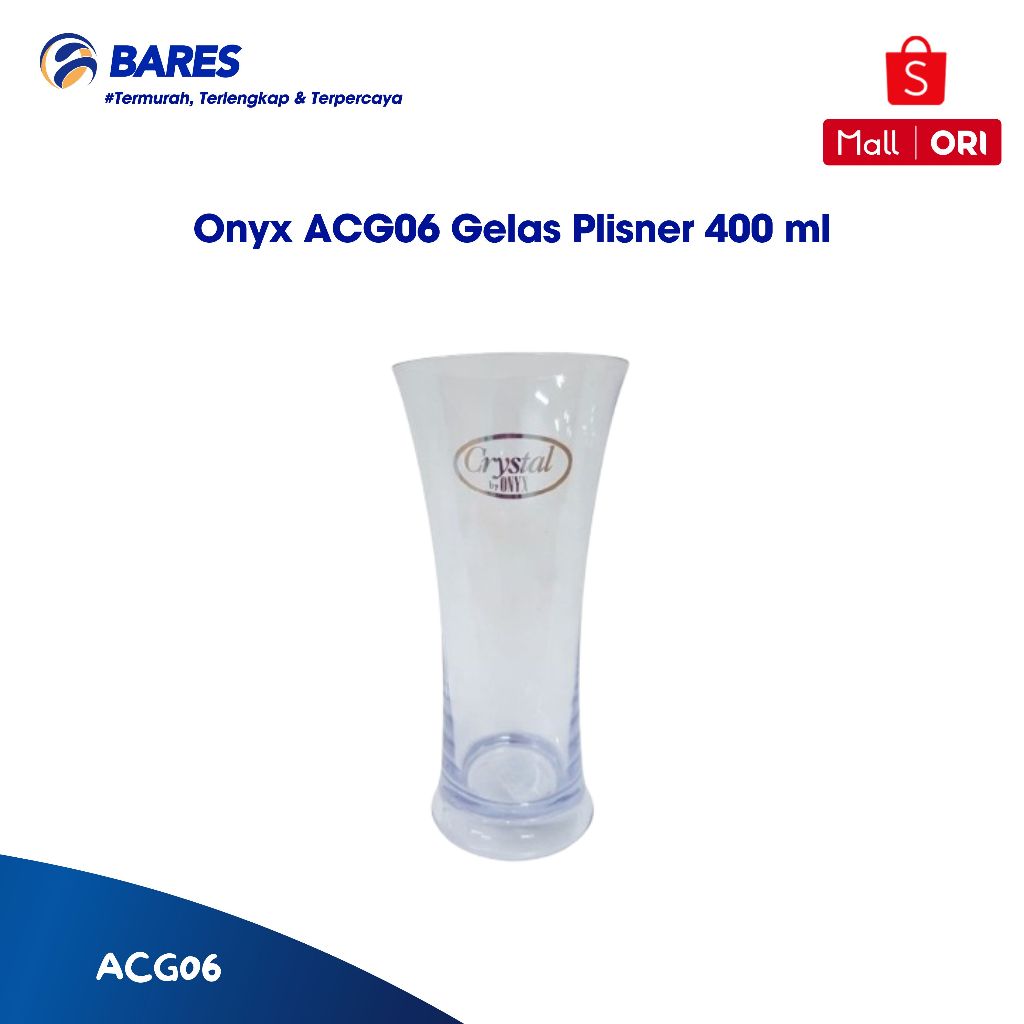 Onyx ACG06 Gelas Plisner 400 ml