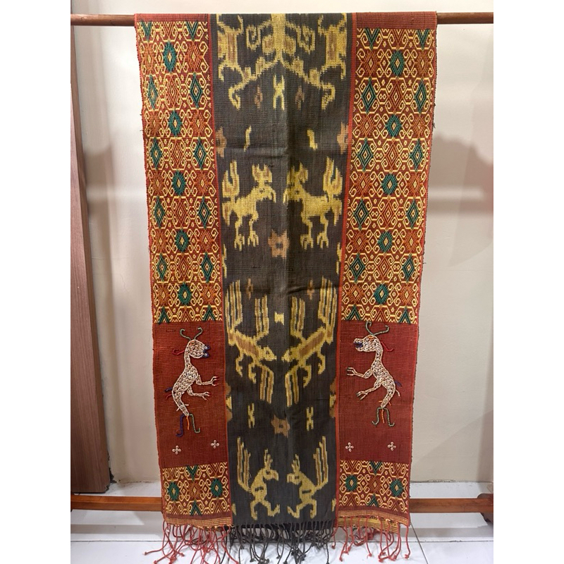 Tenun Ikat Sumba/Kain Tenun Ikat Etnik/Selendang Tenun/Syal Tenun Etnik