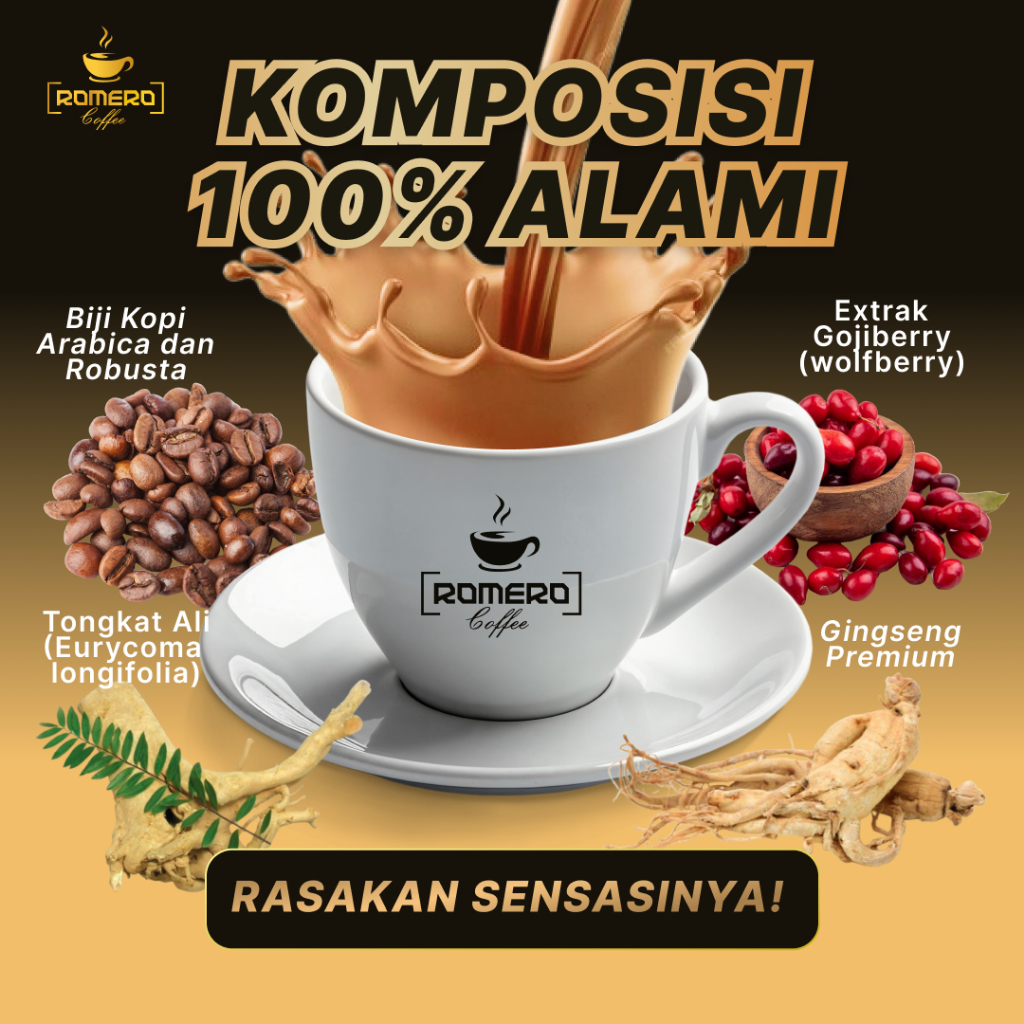 

Romero Coffee [ Kopi Pelancar Silaturahmi Pasangan ]