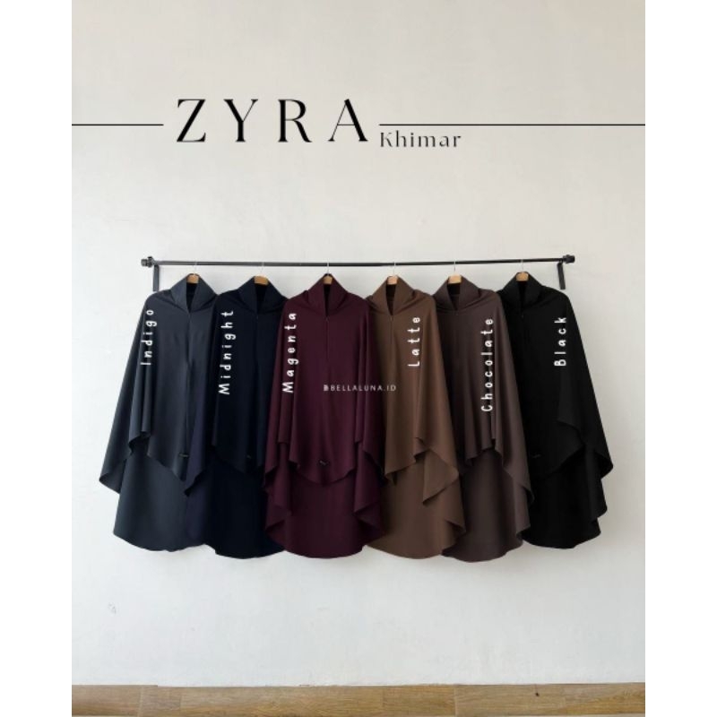 ZYRA KHIMAR BELLALUNA | KHIMAR SOFTPAD ITY CRAPE