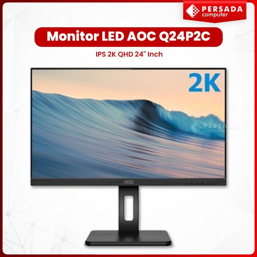 Monitor LED AOC Q24P2C IPS 2K QHD 24" Inch