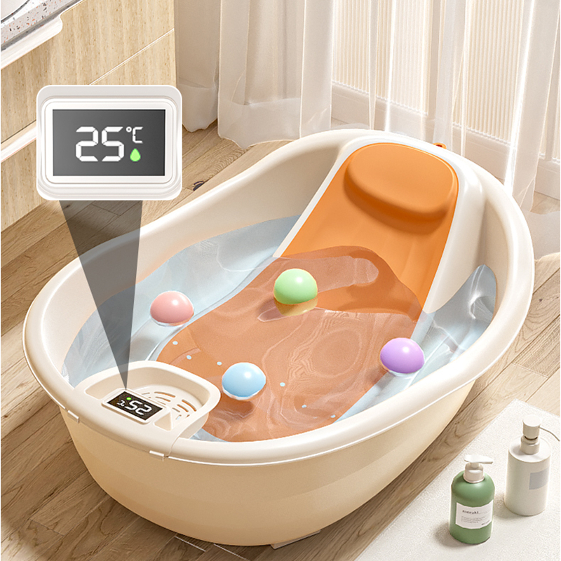 mewranistore - Greenland Bak Mandi Anak dengan Indikator Suhu Bak Mandi Anak Portable Bak Anak Bath