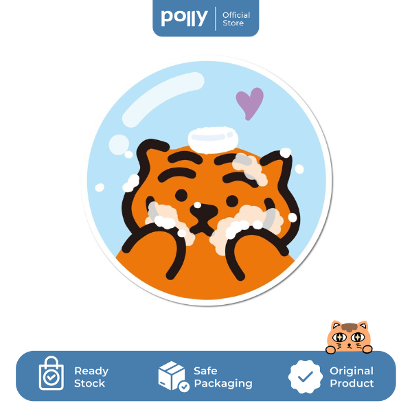 

MUZIK TIGER Pure Tiger Big Removable Sticker / Stiker Lucu Premium
