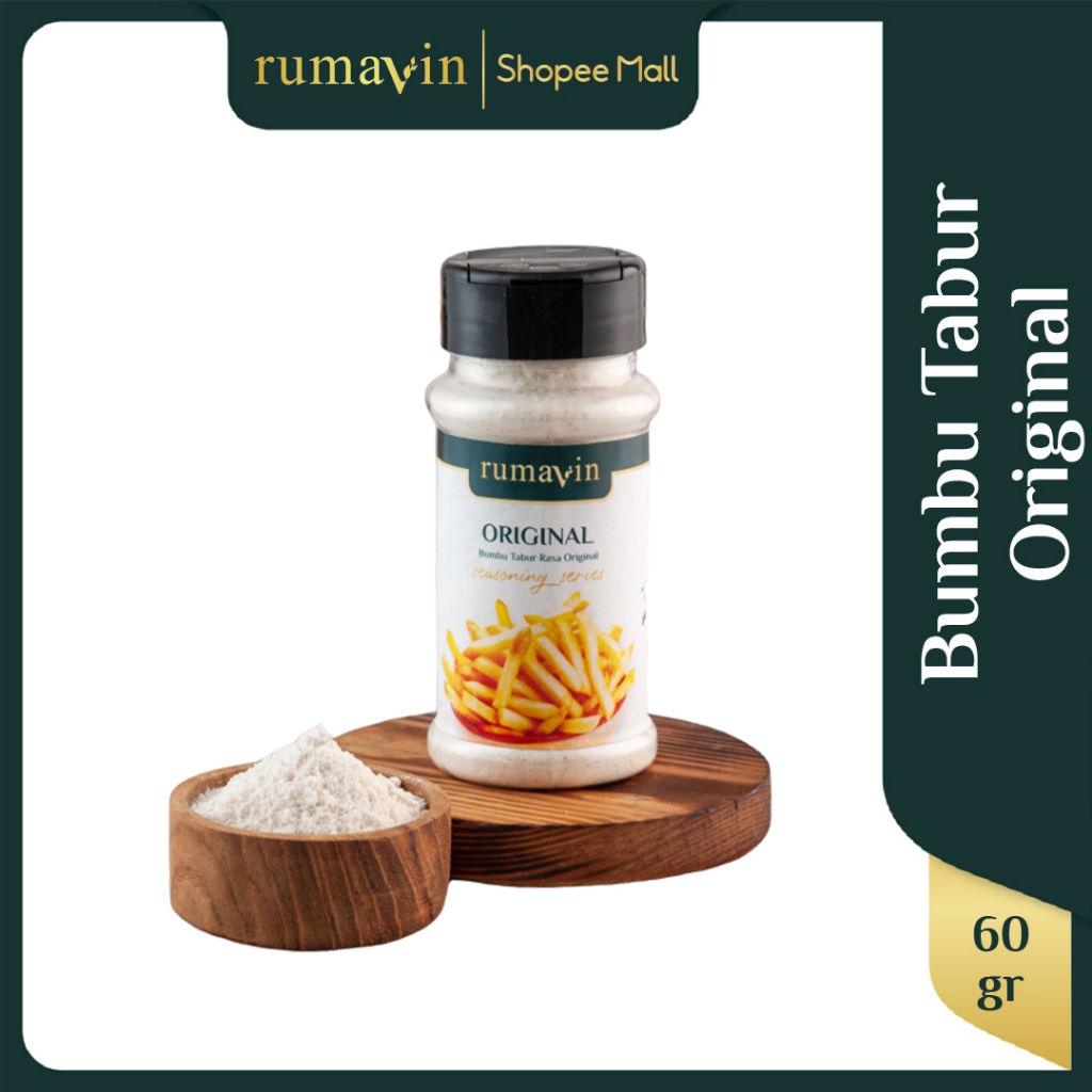 

RUMAVIN Surabaya - Bumbu Tabur Rasa Asin Gurih (Original) Botol 60gr