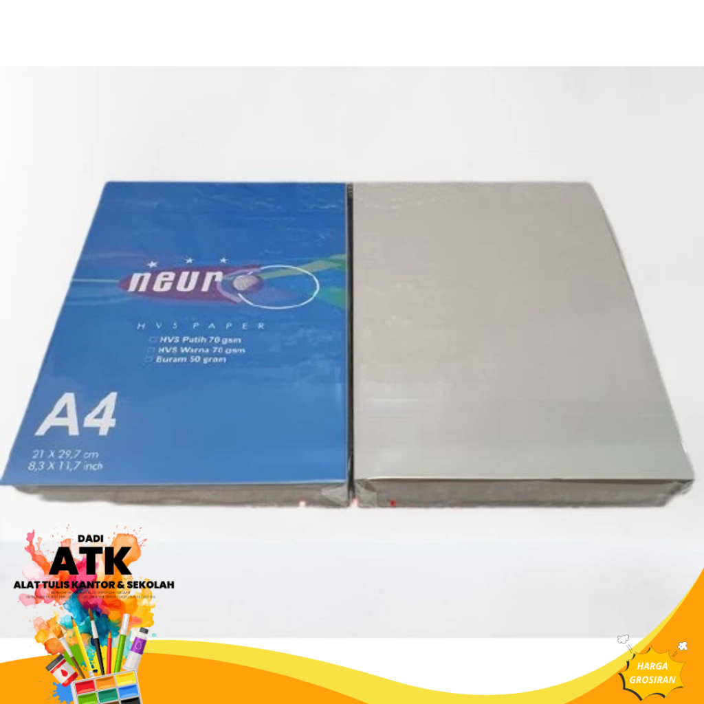 Neuro Kertas Buram Folio ( 1 pack isi 400 Lembar)