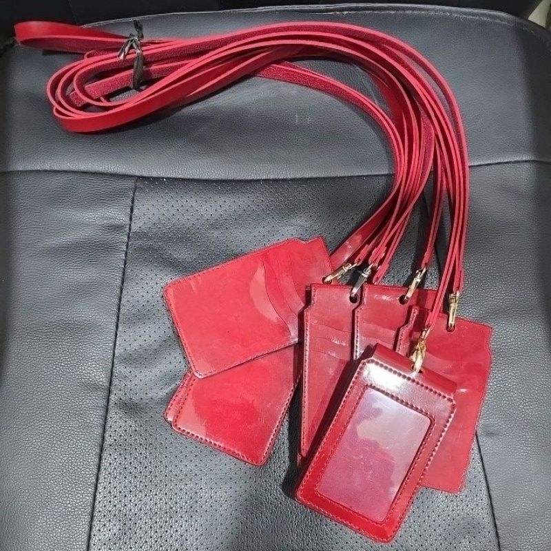 

Tali Lanyard tali idcard kulit tali id mewah tali id elegan